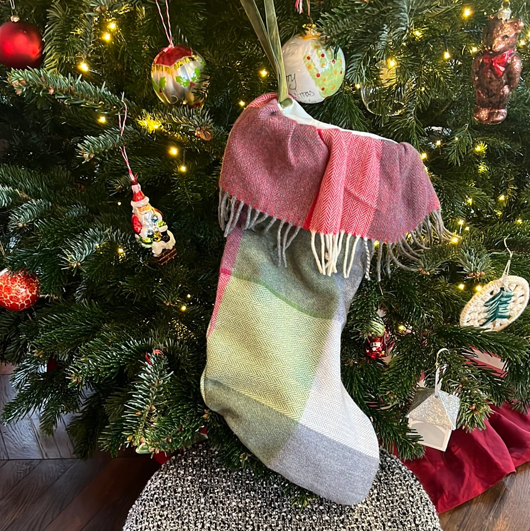 Stocála Donegal Tweed Christmas Stocking