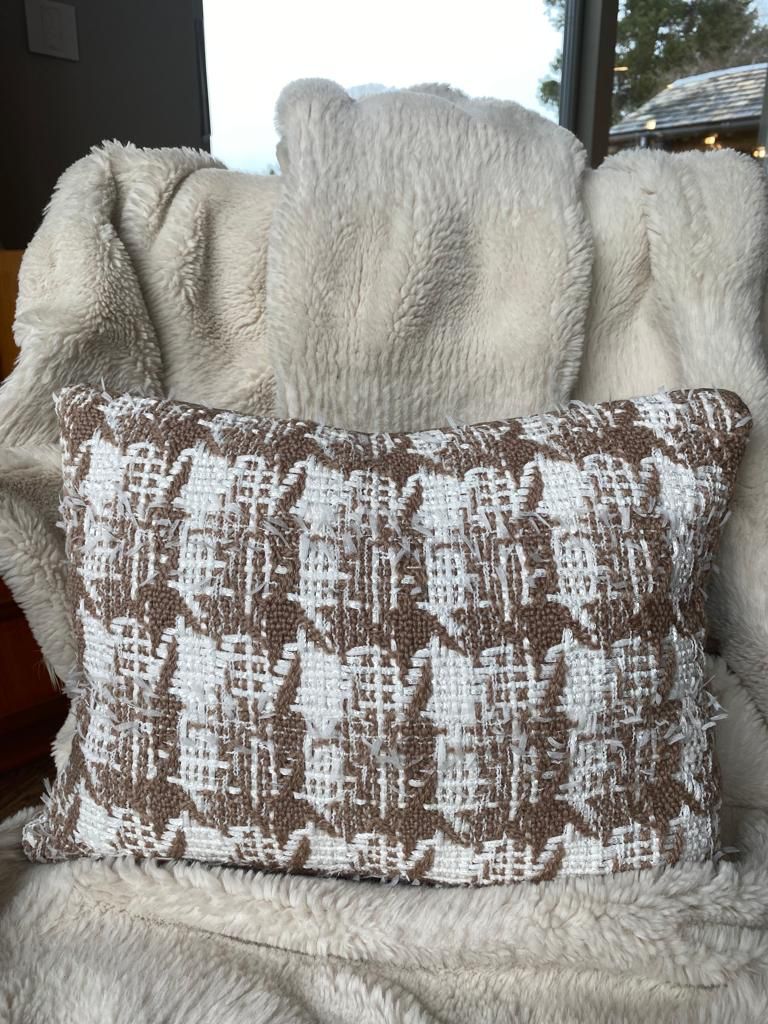 Teddy Bear Couture Tweed Mini & Large Cushion