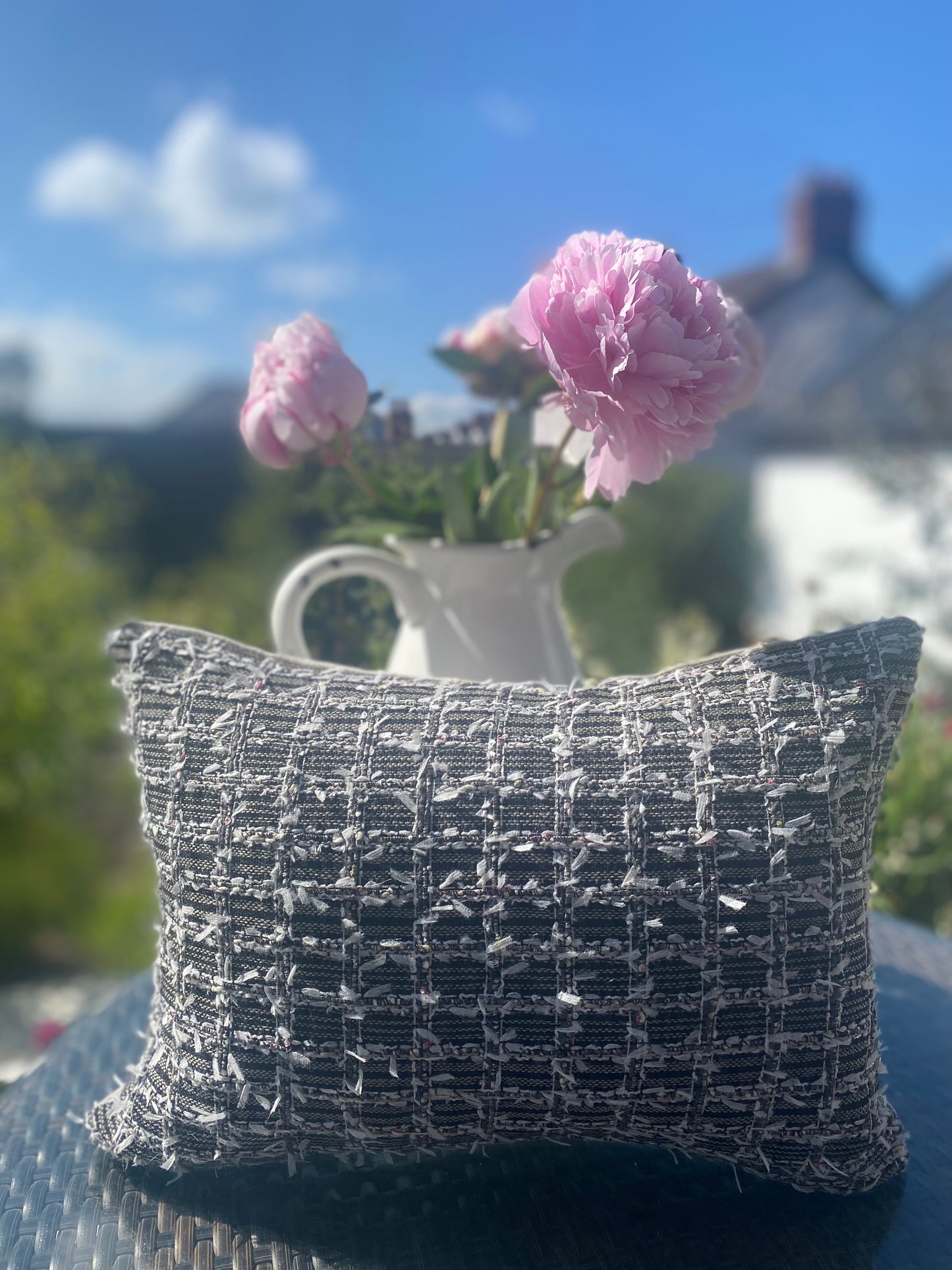 Fleck Couture Tweed Mini Cushion