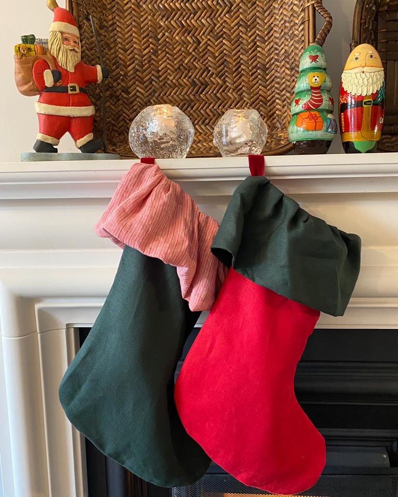 Stocála Irish linen Christmas Stocking